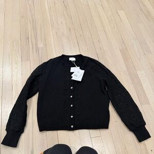 Cami NYC Black Lace Cardigan